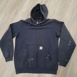 Carhartt Black Pullover Hoodie Sweatshirt